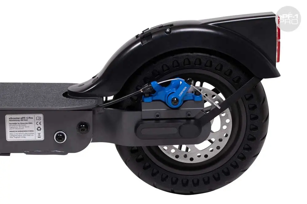 Bremsen des ePF-1 Pro hinten